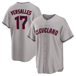 Youth Zoilo Versalles Cleveland Guardians Replica Gray Road Jersey